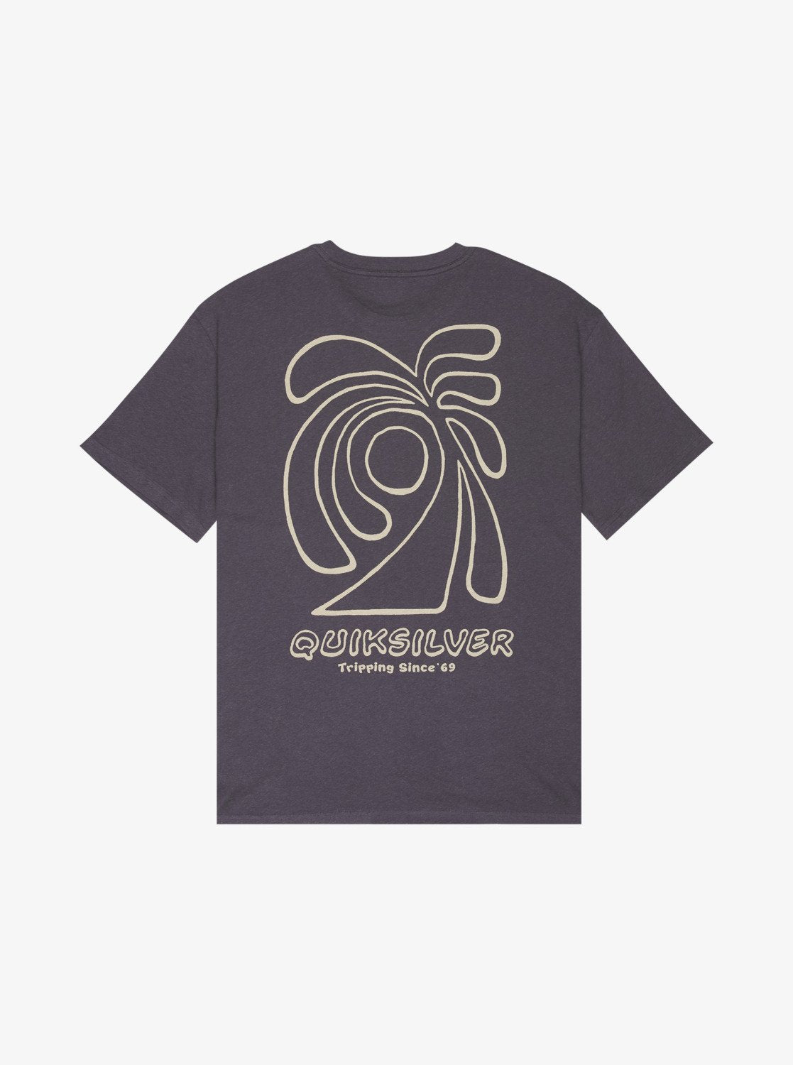 Curve Palm - Heren Surf Lifestyle Korte Mouwen T-shirt
