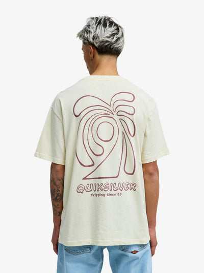 Quiksilver Curve Palm - Herren Surf Lifestyle kurzärmeliges T-shirt