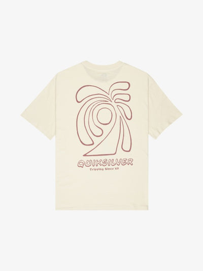 Quiksilver Curve Palm - Herren Surf Lifestyle kurzärmeliges T-shirt