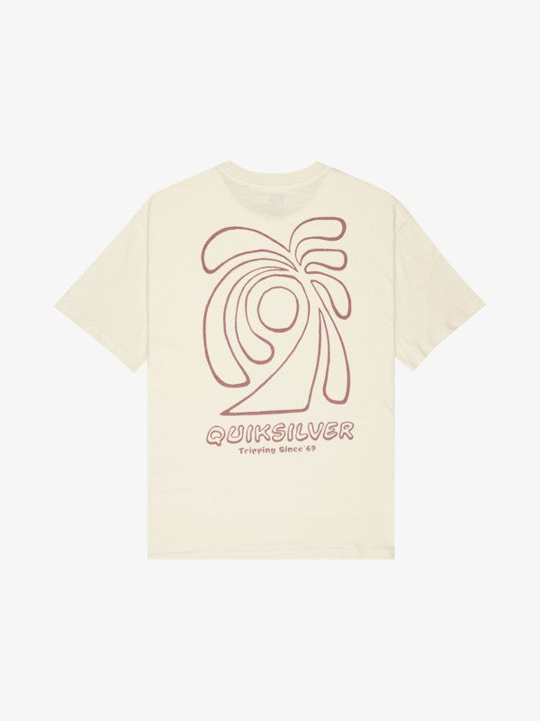 Quiksilver Curve Palm - Herren Surf Lifestyle kurzärmeliges T-shirt