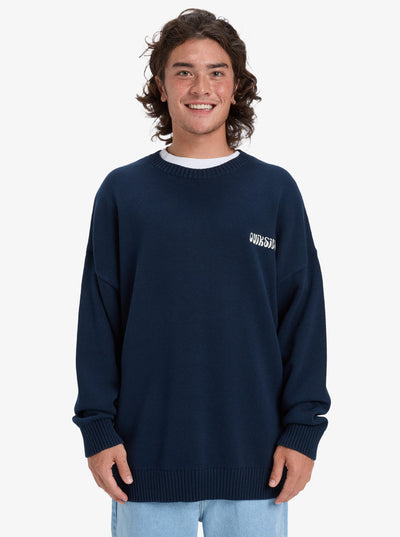 Quiksilver Devils Jacquard Logo - Crew Neck Sweater for Men