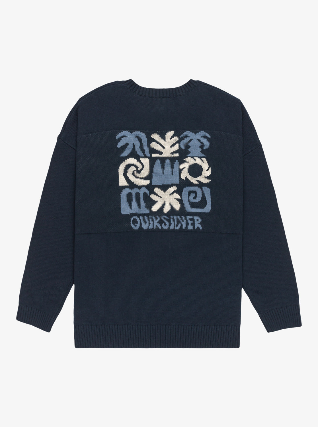 Quiksilver Devils Jacquard Logo - Crew Neck Sweater for Men