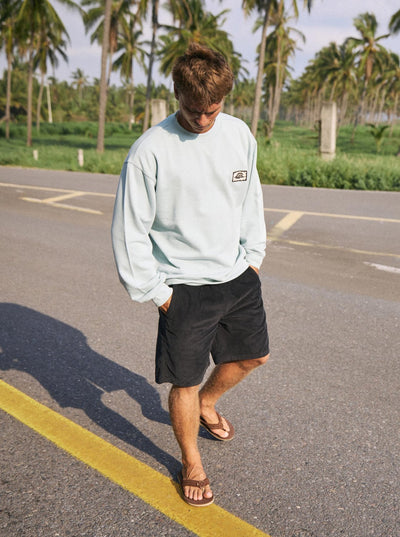 Quiksilver Elevated Crew - Herren Surf Lifestyle Fleece Sweater