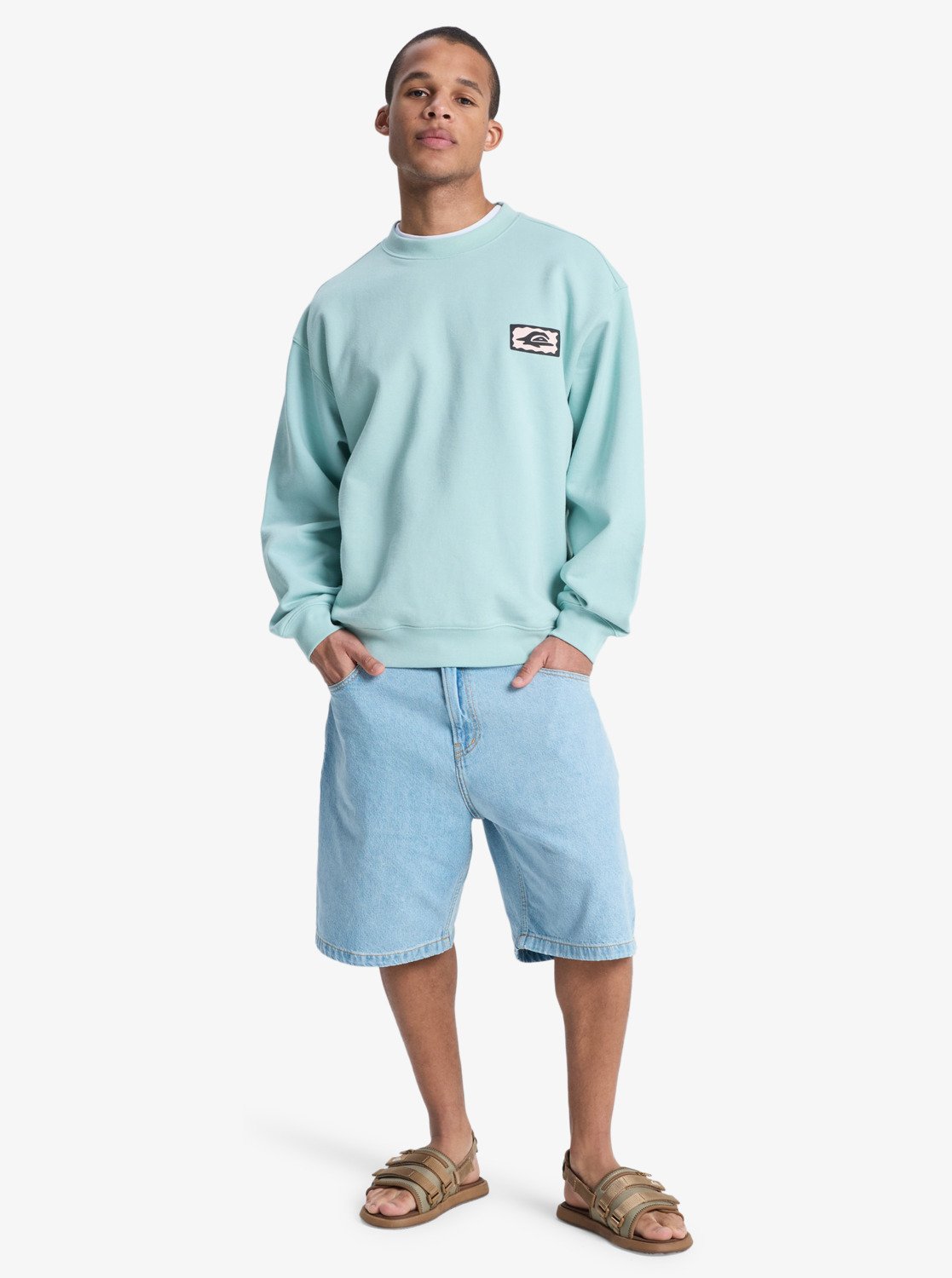 Quiksilver Elevated Crew - Herren Surf Lifestyle Fleece Sweater