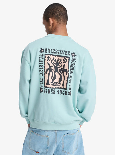 Quiksilver Elevated Crew - Herren Surf Lifestyle Fleece Sweater