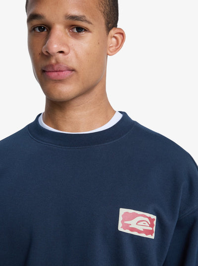 Quiksilver Elevated Crew - Herren Surf Lifestyle Fleece Sweater