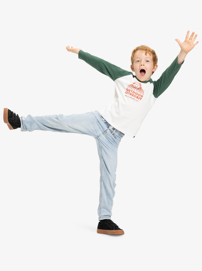 Ev Spot On Raglan - T-shirt met lange mouwen voor jongens