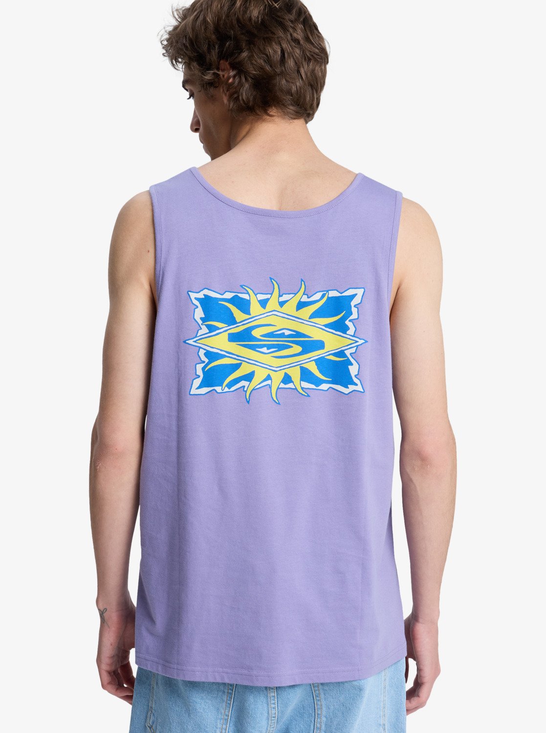 Ev Starfish Stamp Tank - Heren Surf Lifestyle Tank Top