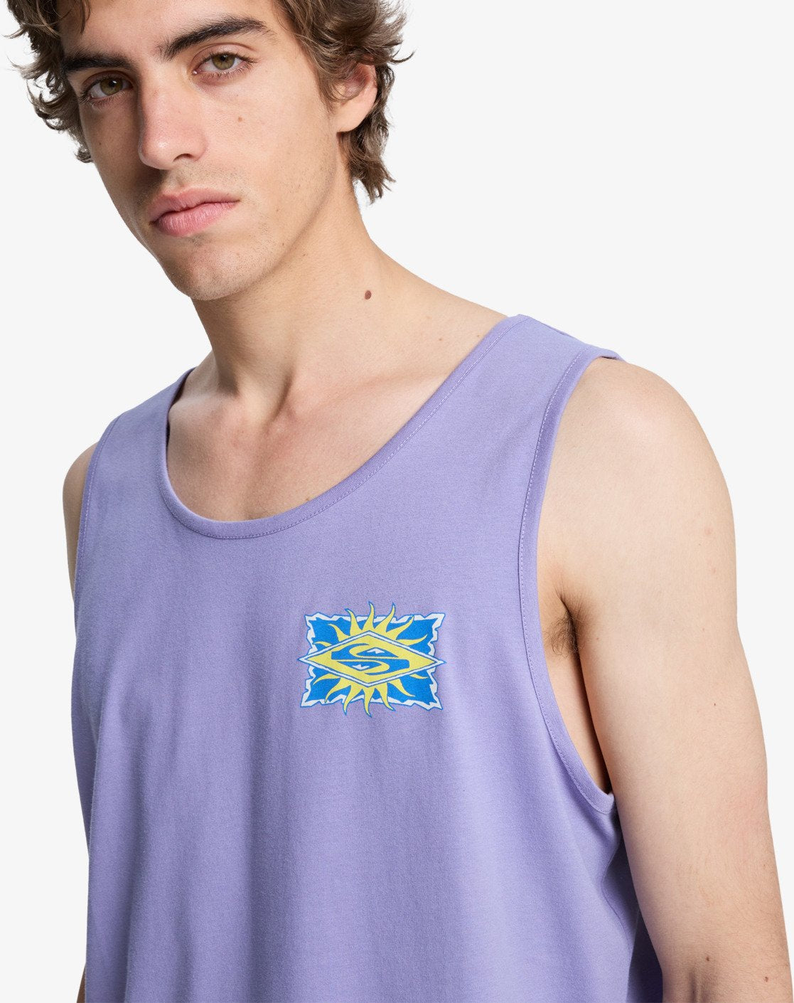 Ev Starfish Stamp Tank - Heren Surf Lifestyle Tank Top