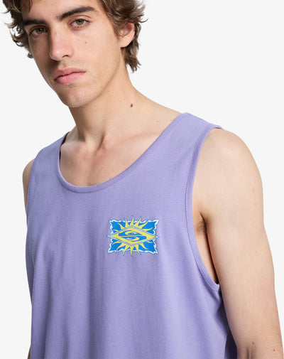 Ev Starfish Stamp Tank - Heren Surf Lifestyle Tank Top