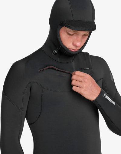 Quiksilver Everyday Session 5/4/3mm - Herren-Winter-Neoprenanzug mit Brustreißverschluss und Kapuze