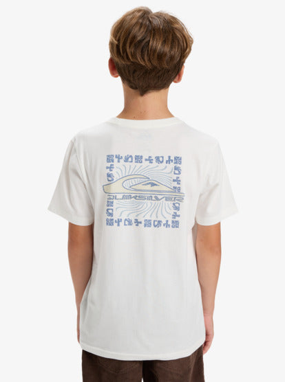 Quiksilver Evo Border Lines – Kurzarm-T-Shirt für Jungen 8-16