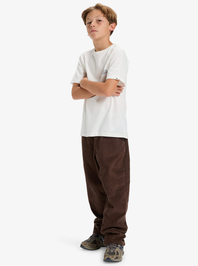 Quiksilver Evo Border Lines – Kurzarm-T-Shirt für Jungen 8-16