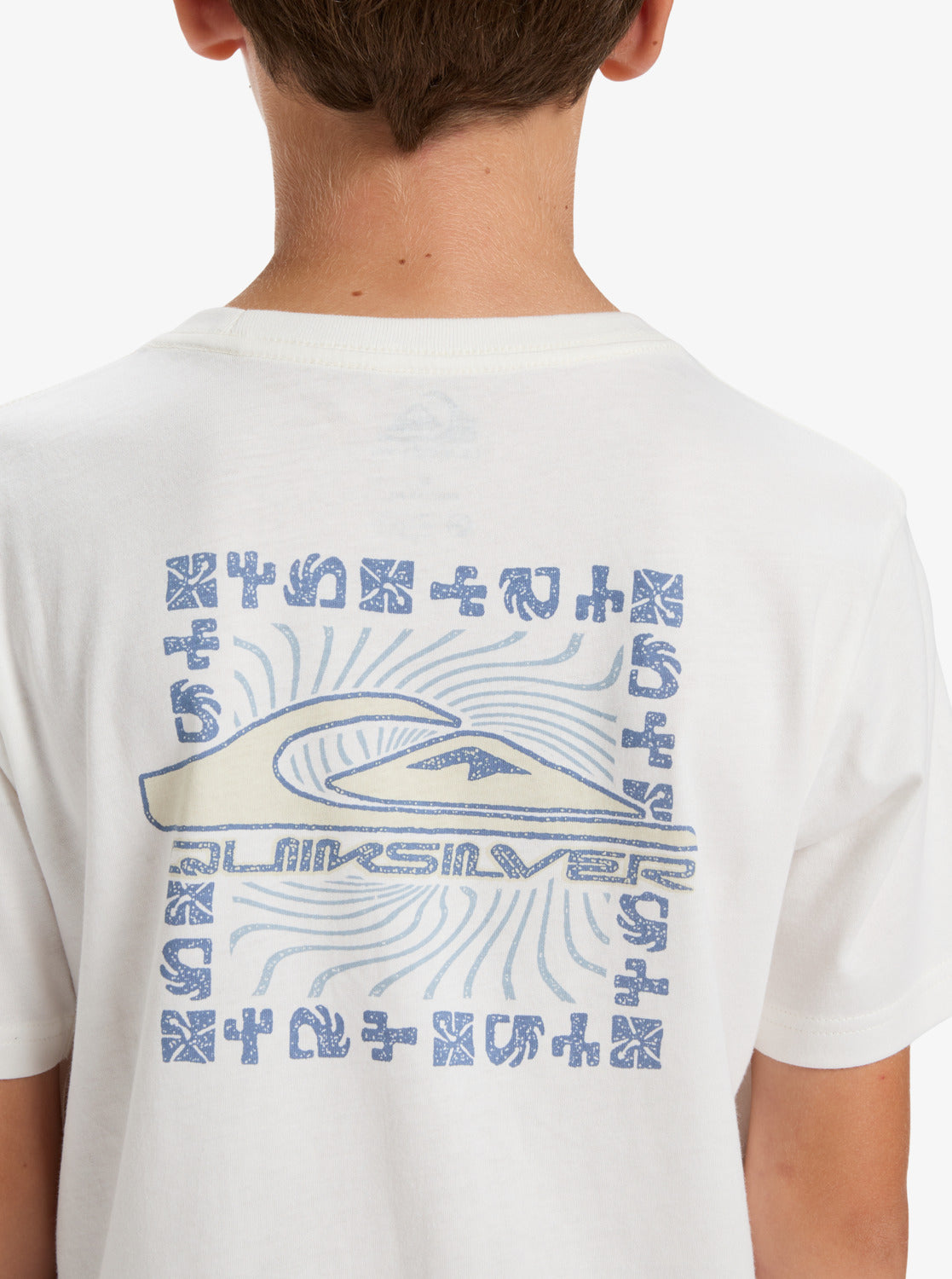 Quiksilver Evo Border Lines – Kurzarm-T-Shirt für Jungen 8-16