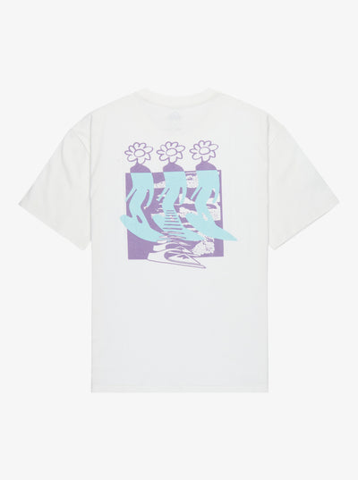 Flowers Surfing - Heren Surf Lifestyle Korte Mouwen T-shirt