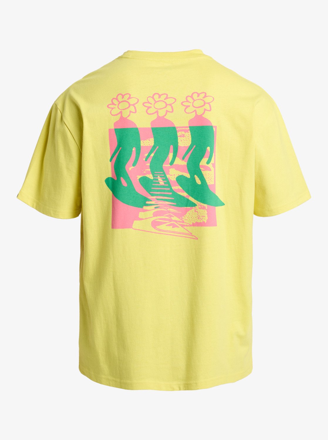 Flowers Surfing - Heren Surf Lifestyle Korte Mouwen T-shirt