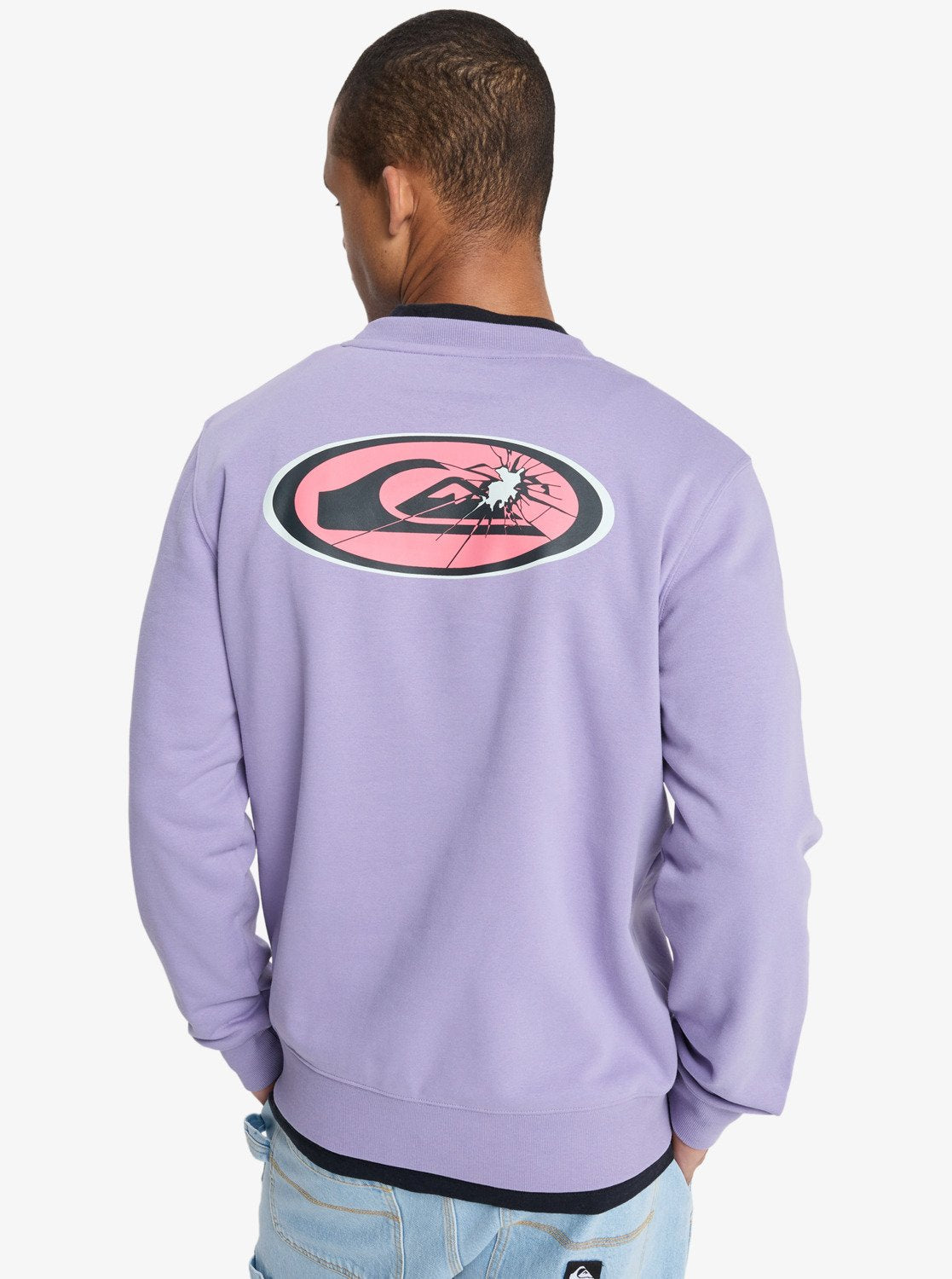 Quiksilver Graphic Crew - Herren Surf Lifestyle Fleece Sweater
