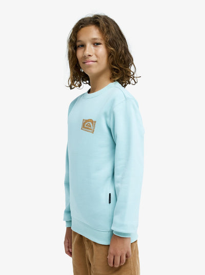 Quiksilver Graphic - Jungen Surf Lifestyle Crew Neck Sweater
