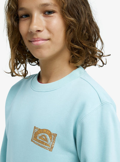 Quiksilver Graphic - Jungen Surf Lifestyle Crew Neck Sweater