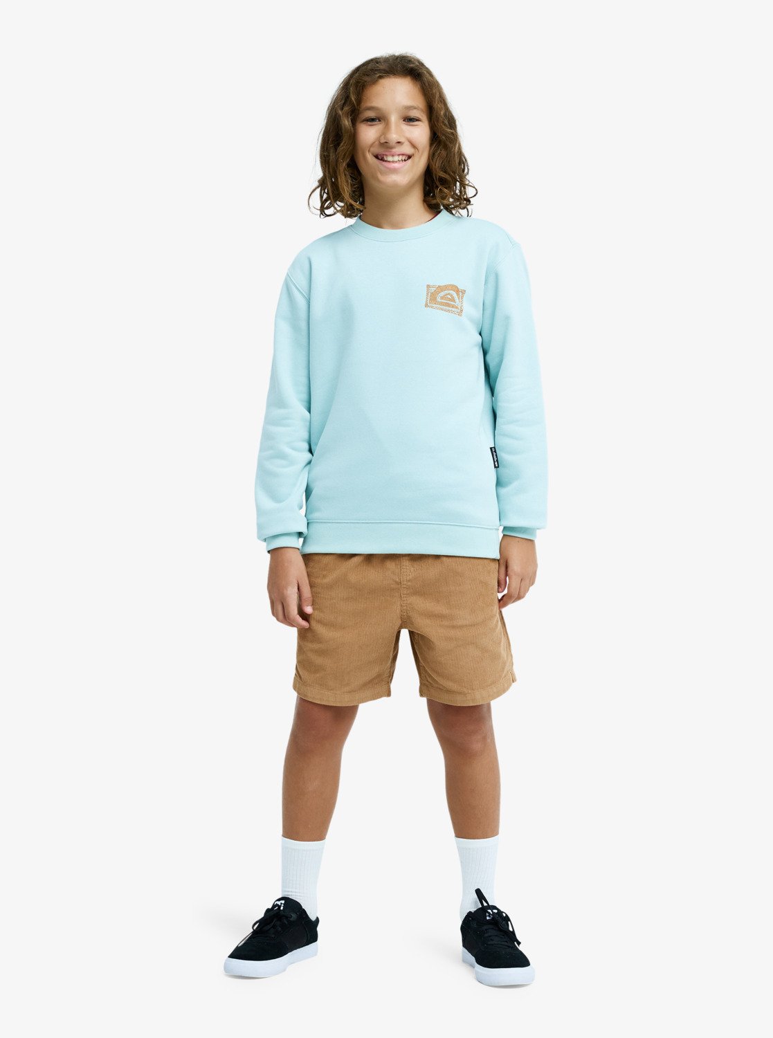 Quiksilver Graphic - Jungen Surf Lifestyle Crew Neck Sweater
