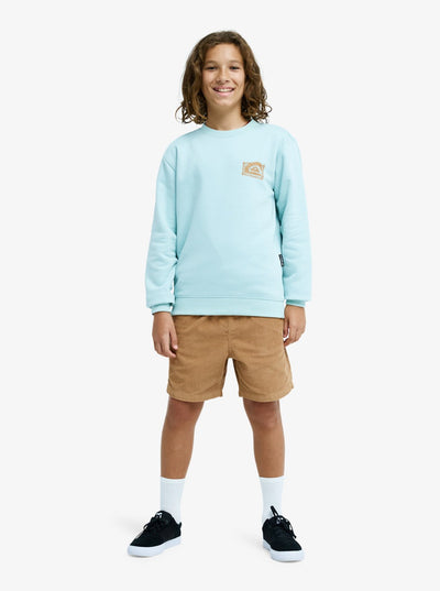 Quiksilver Graphic - Jungen Surf Lifestyle Crew Neck Sweater