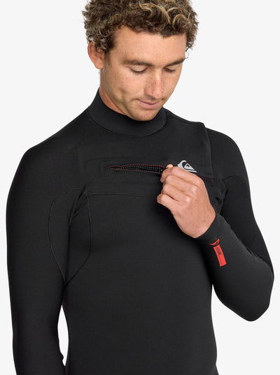Quiksilver Highline 4/3mm - Mens Chest Zip Wetsuit