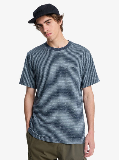 Lopaz Striped - Heren Surf Lifestyle Korte Mouwen T-shirt