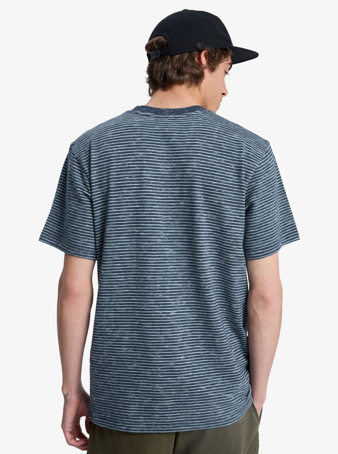 Lopaz Striped - Heren Surf Lifestyle Korte Mouwen T-shirt