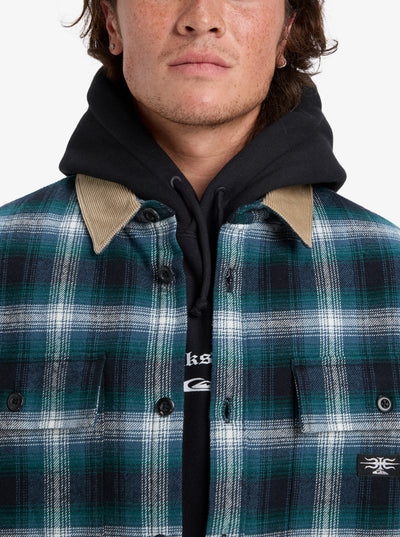 Quiksilver Mercury Desert Shadow Check - Herren Langarmhemd