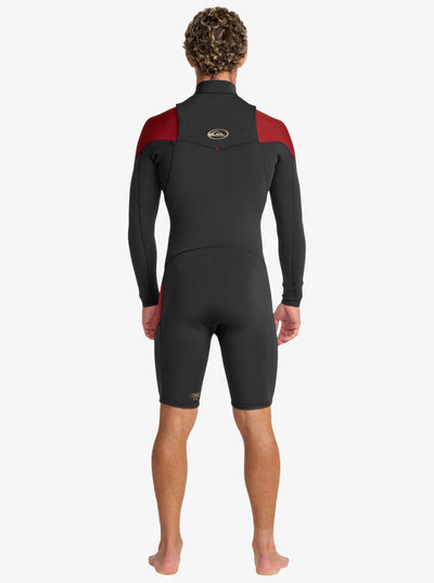 Quiksilver Mercury Spring 2/2mm - Mens Front Zip Long Sleeve