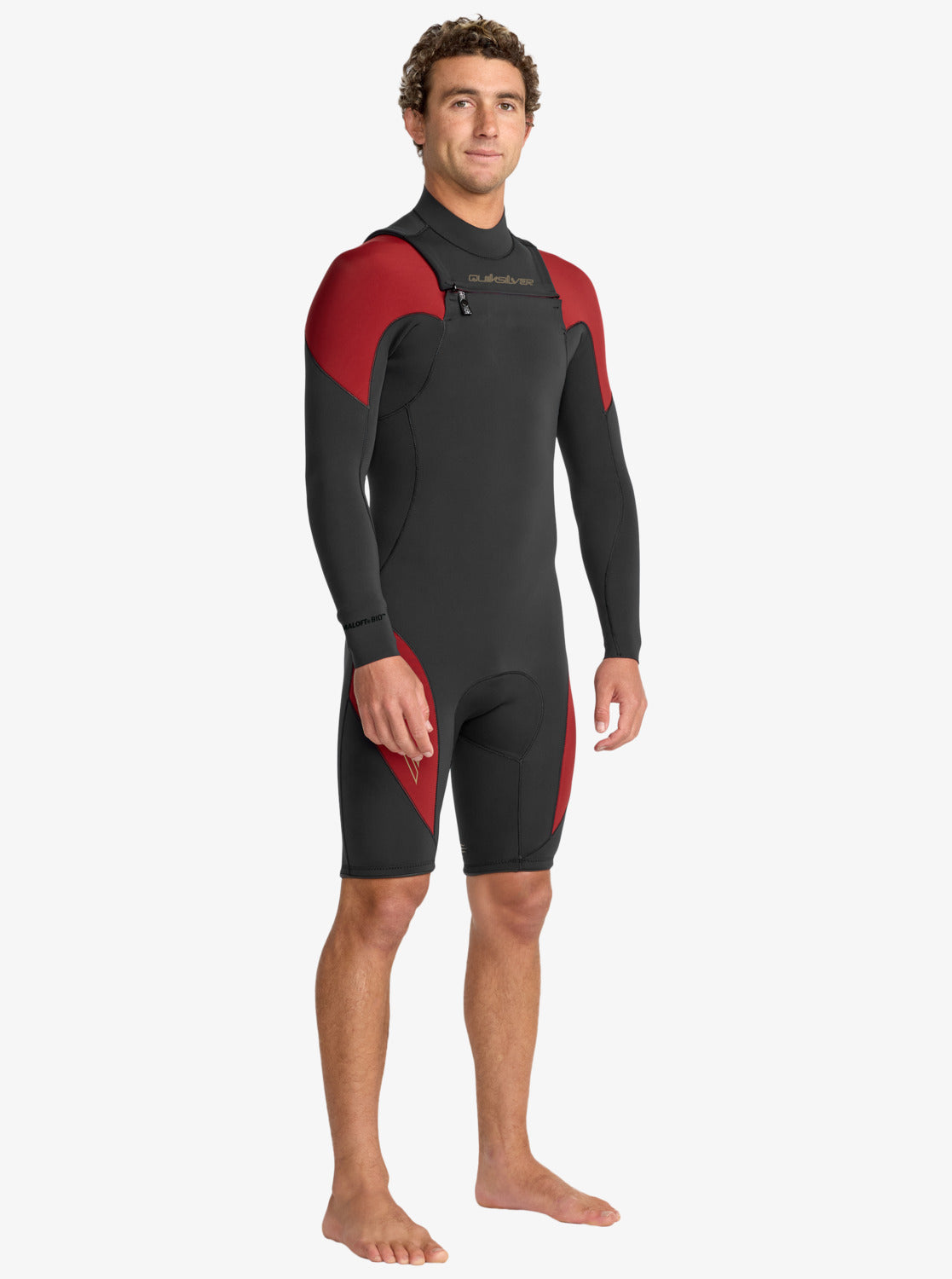 Quiksilver Mercury Spring 2/2mm - Mens Front Zip Long Sleeve
