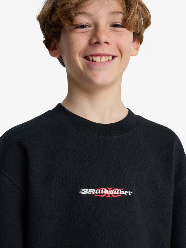 Quiksilver Mercury Trident - Jungen Surf Lifestyle Crew Neck Sweater