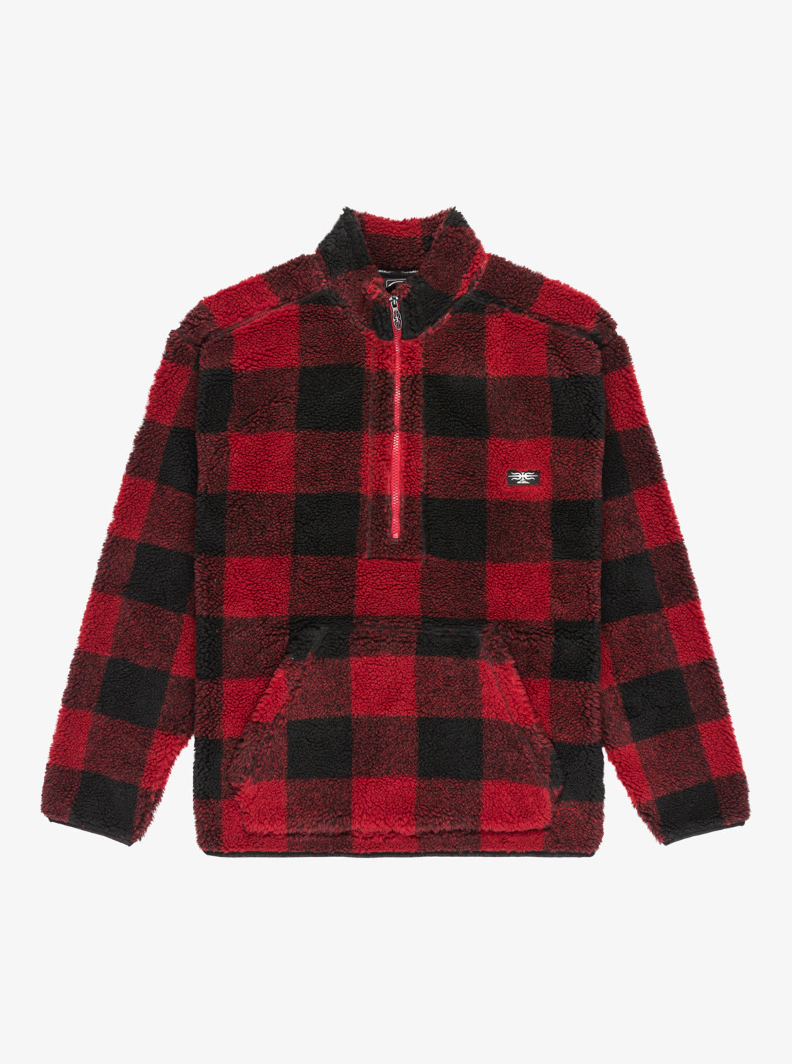 Mercury Woodlands Sherpa - Half Zip Sherpa Check-jack voor heren