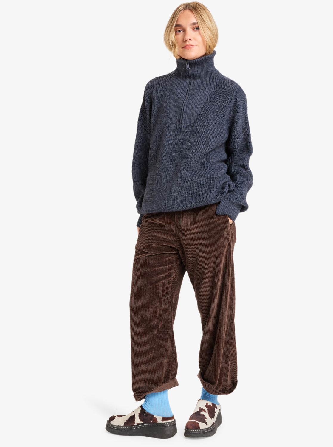Quiksilver Mesa Arch - Damenpullover mit hohem Kragen