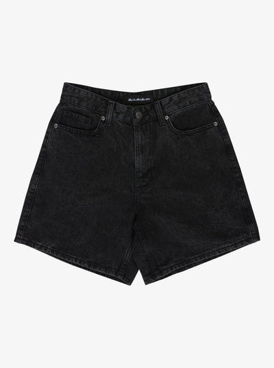 Mom Denim Short - Dames Surf Lifestyle Denim Short