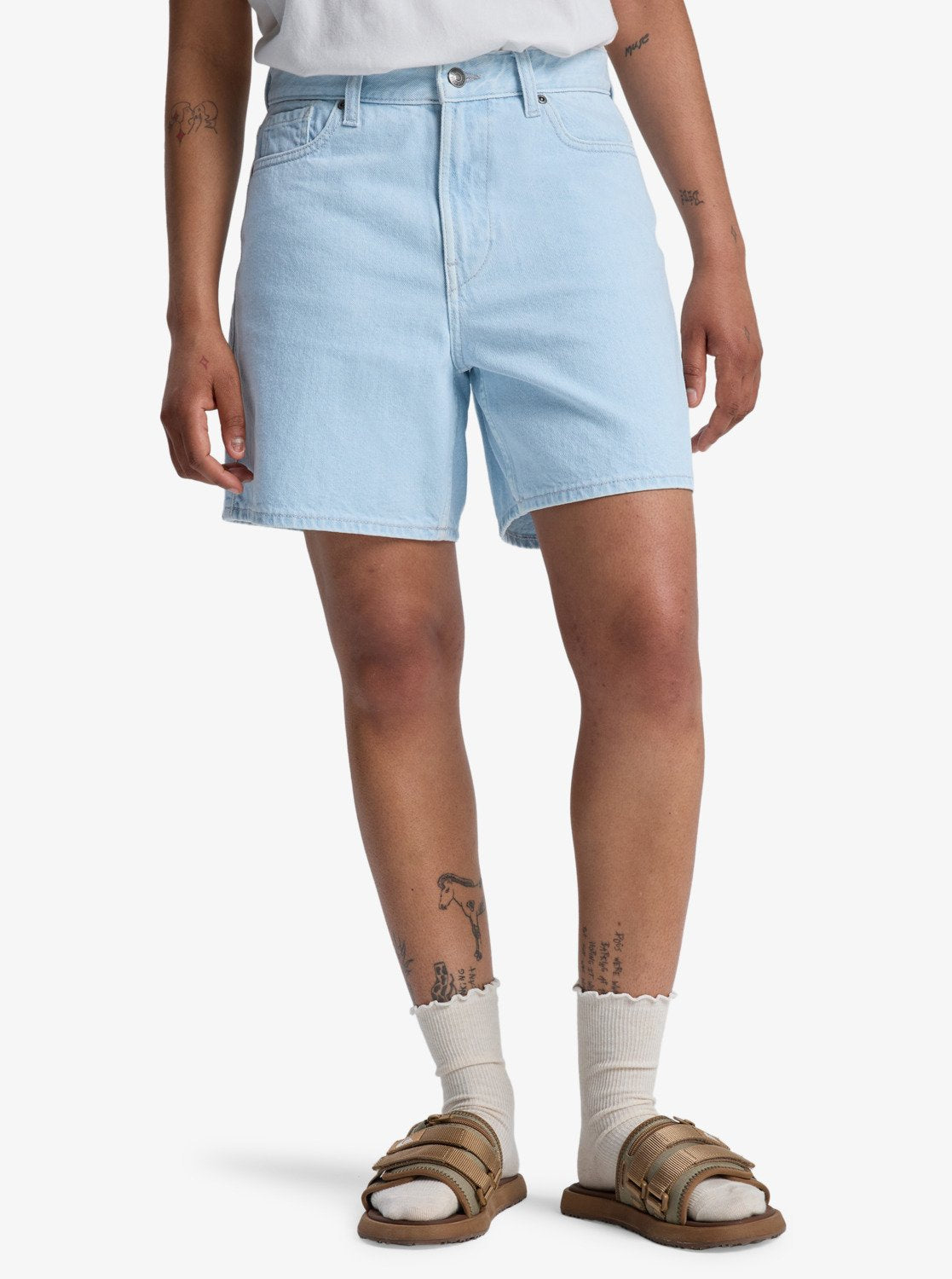 Quiksilver Mom Denim Short - Damen Surf Lifestyle Denim Short