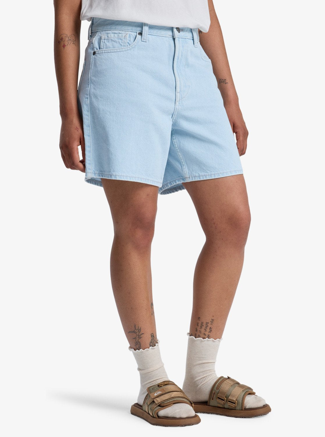 Quiksilver Mom Denim Short - Damen Surf Lifestyle Denim Short