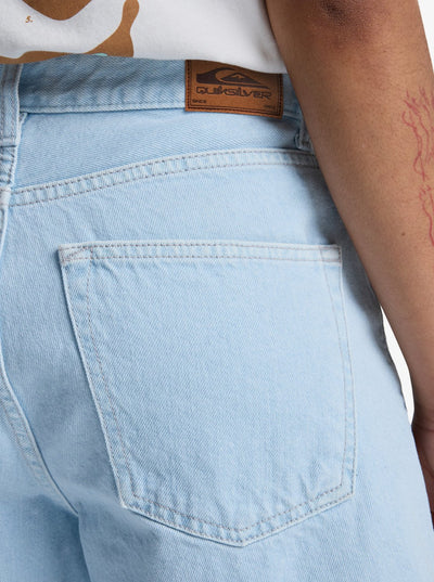 Quiksilver Mom Denim Short - Damen Surf Lifestyle Denim Short