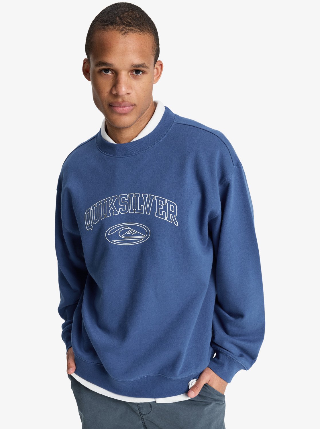 Quiksilver New Iconic - Herren Surf Lifestyle Fleece Crew Sweater