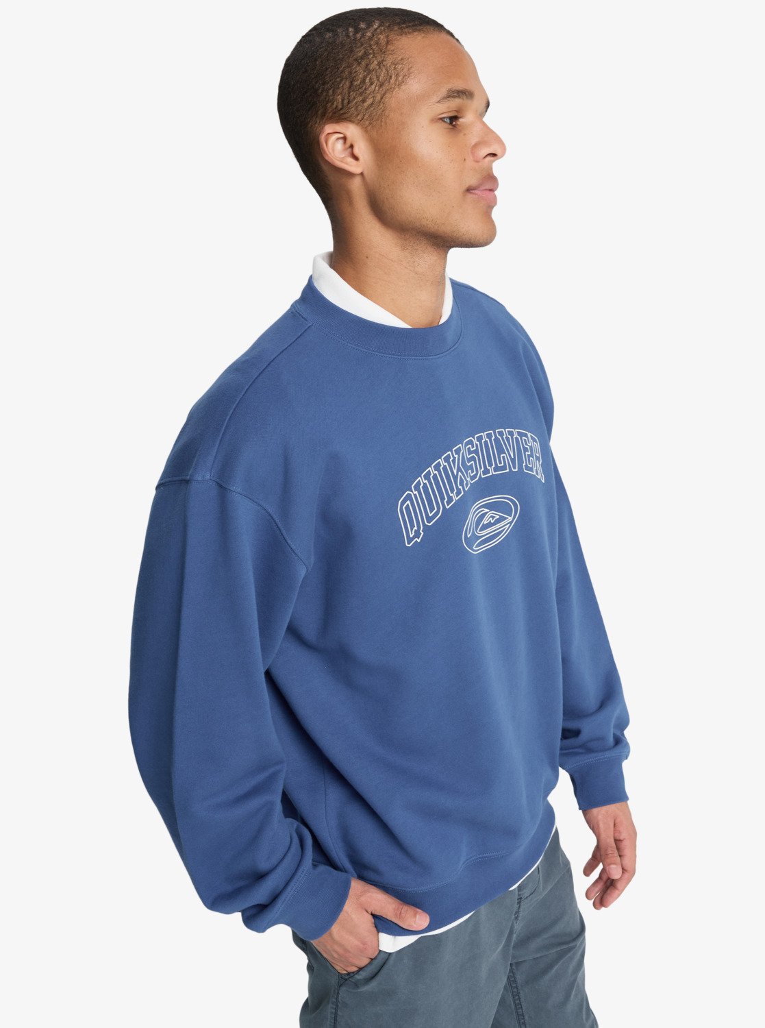 Quiksilver New Iconic - Herren Surf Lifestyle Fleece Crew Sweater