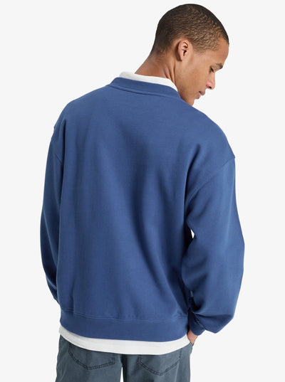 Quiksilver New Iconic - Herren Surf Lifestyle Fleece Crew Sweater