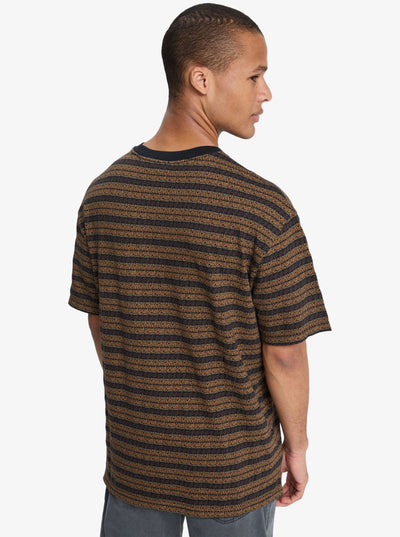 Okano Jacquard - Heren Surf Lifestyle Korte Mouwen T-shirt