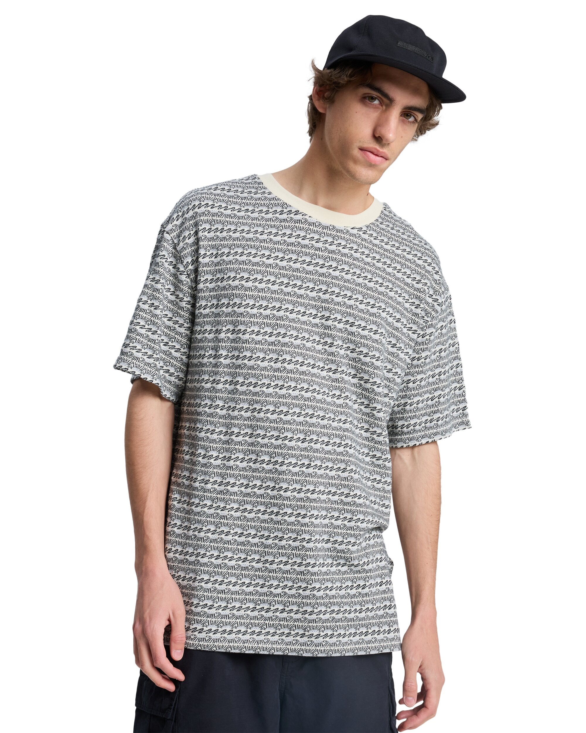 Quiksilver Okano Jacquard - Herren Surf Lifestyle kurzärmeliges T-shirt