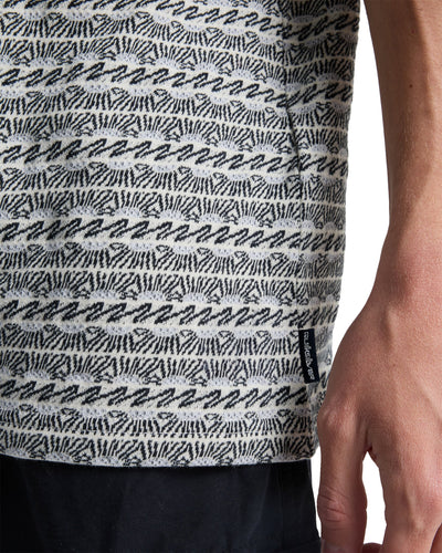 Quiksilver Okano Jacquard - Herren Surf Lifestyle kurzärmeliges T-shirt