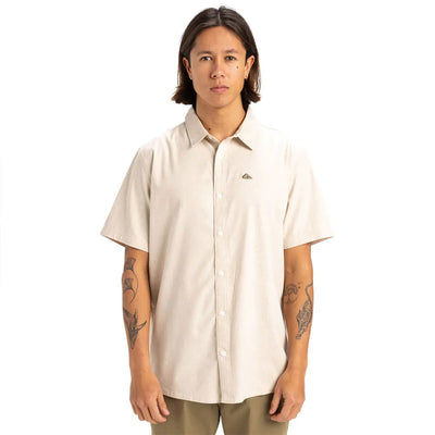 Quiksilver Premium Stretch - Mens Surf Lifestyle Short Sleeve Shirt