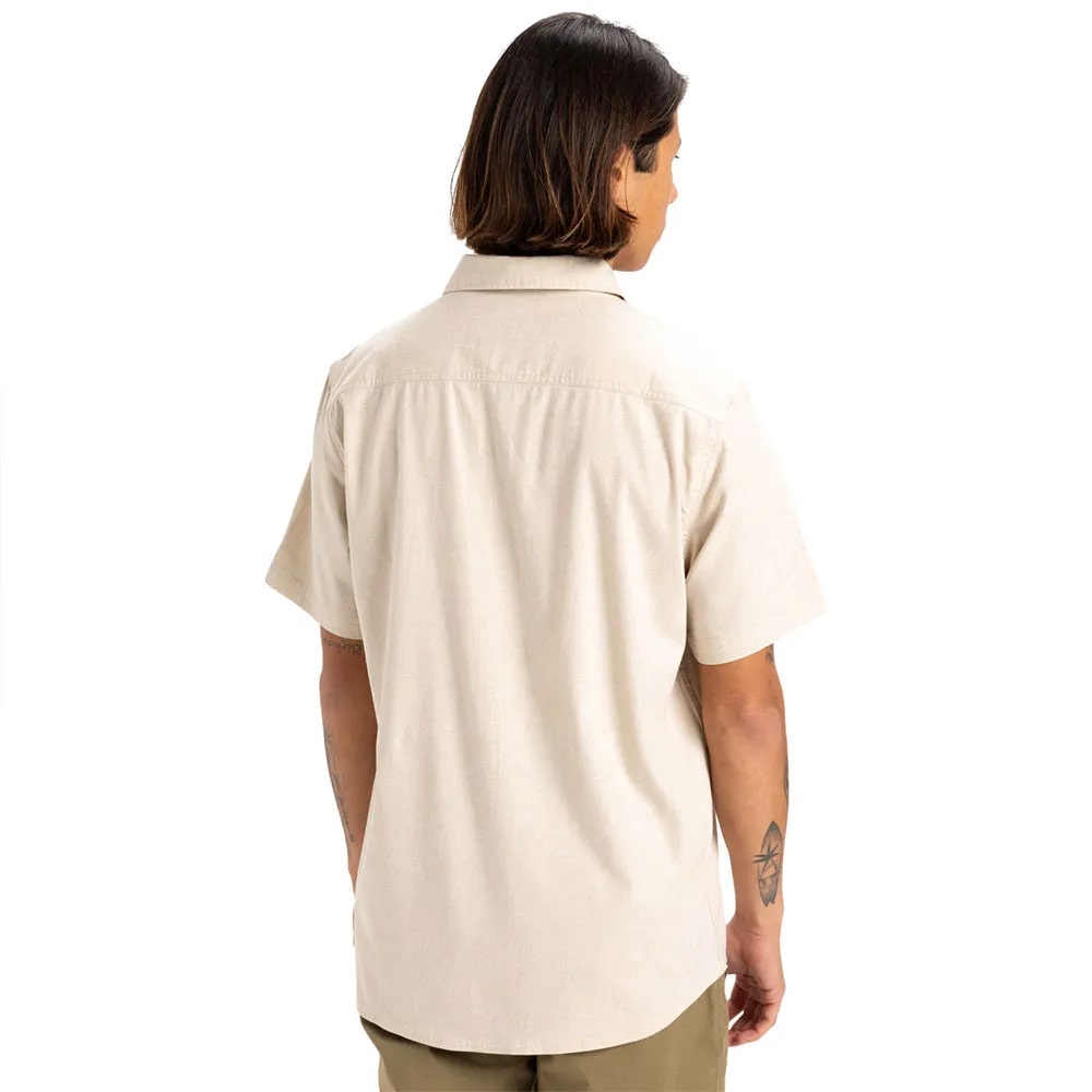 Quiksilver Premium Stretch - Mens Surf Lifestyle Short Sleeve Shirt
