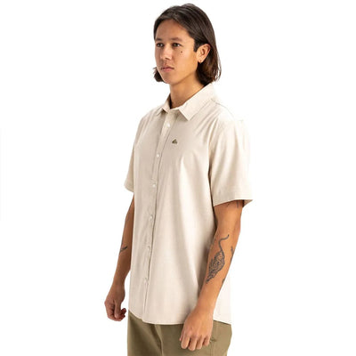 Quiksilver Premium Stretch - Mens Surf Lifestyle Short Sleeve Shirt