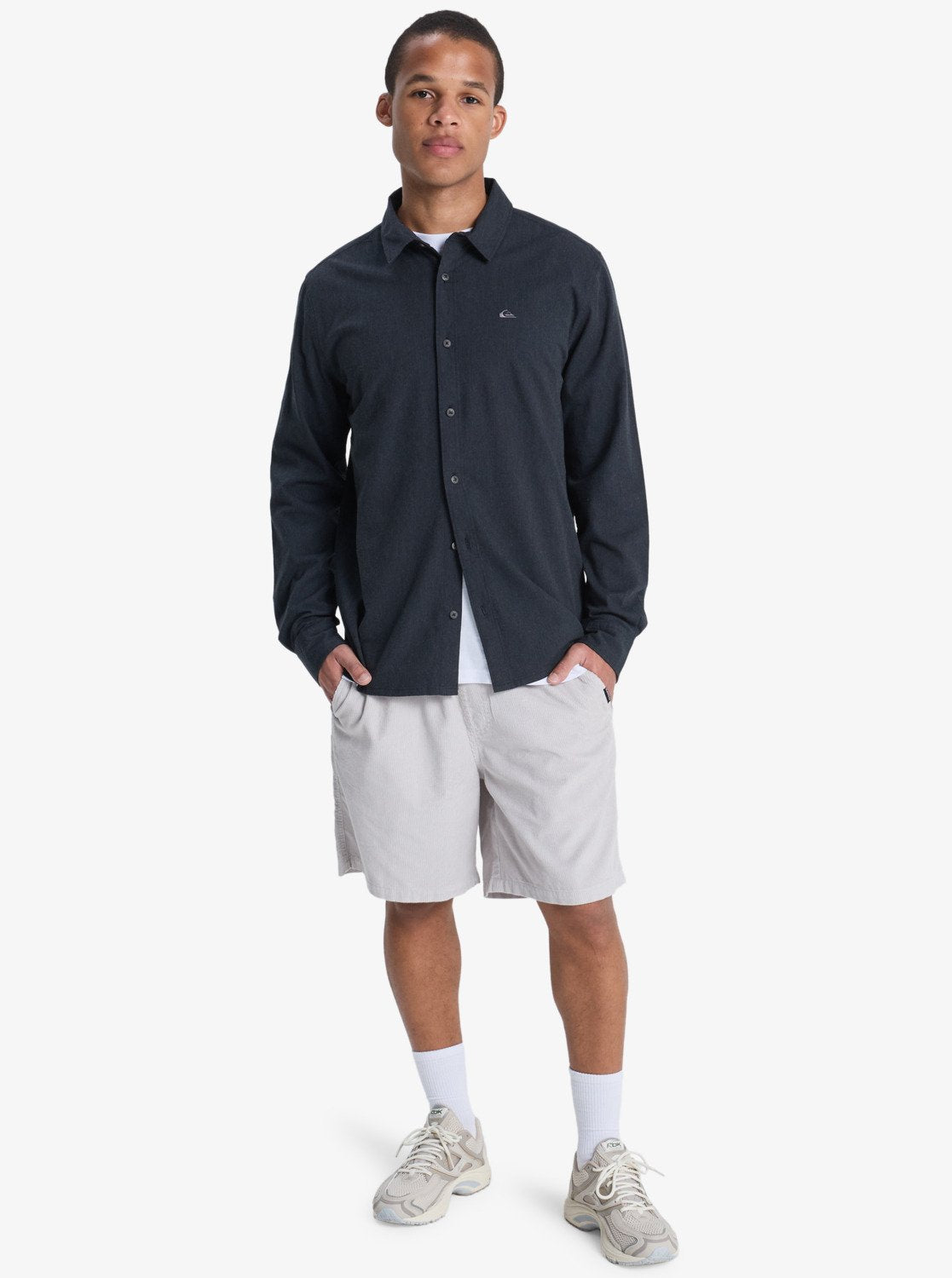 Premium Stretch - Heren Surf Lifestyle Long Sleeve Shirt
