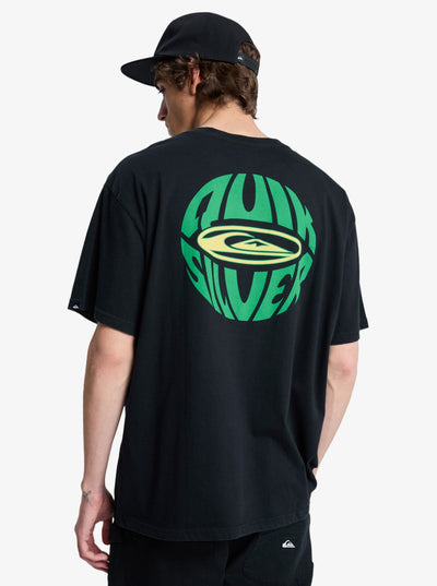 Quikglobe - Heren Surf Lifestyle Korte Mouwen T-shirt