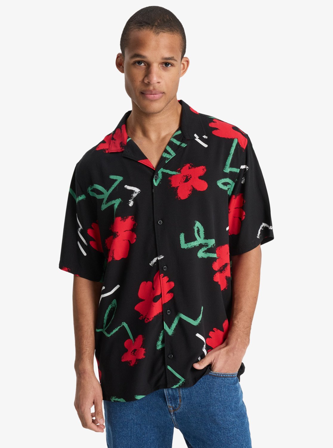 Quiksilver Safe Paradise - Herren Surf Lifestyle kurzärmeliges Shirt